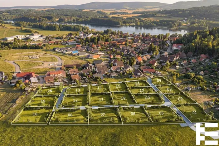 Prodej pozemku pro bydlení, Horní Planá, 842 m2