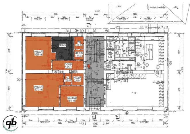 Pronájem kanceláře, Ostrava, Františky Stránecké, 55 m2