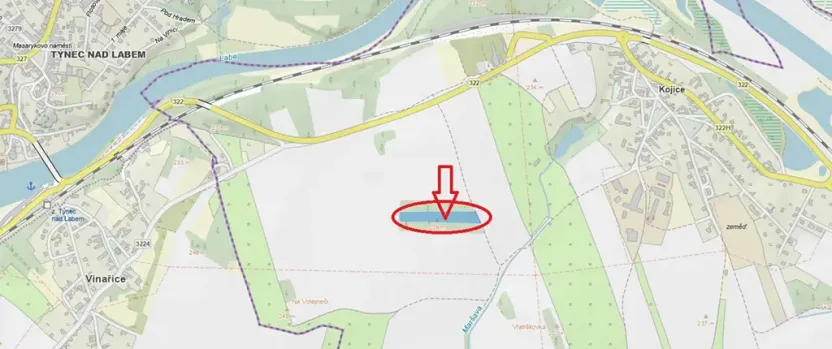 Prodej podílu lesa, Kojice, 4203 m2