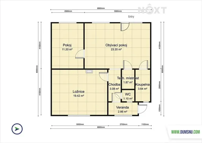 Prodej ubytování, Staré Město, 66 m2