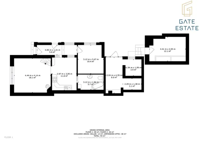 Prodej rodinného domu, Zlechov, 93 m2