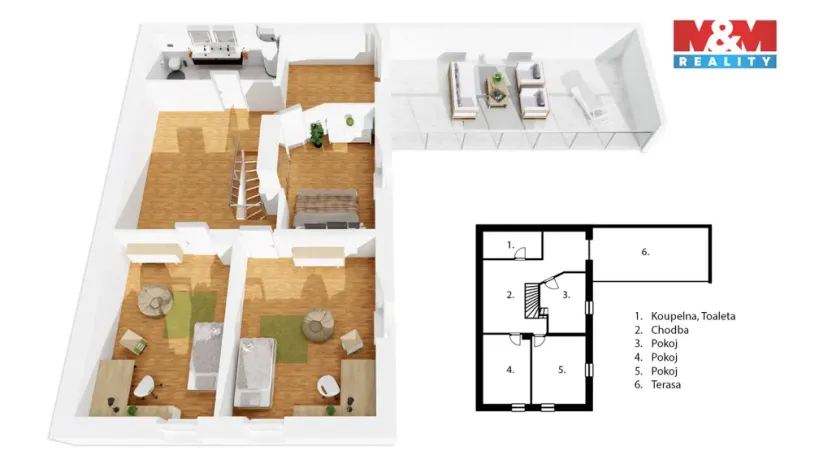 Prodej rodinného domu, Klobuky - Páleček, 179 m2