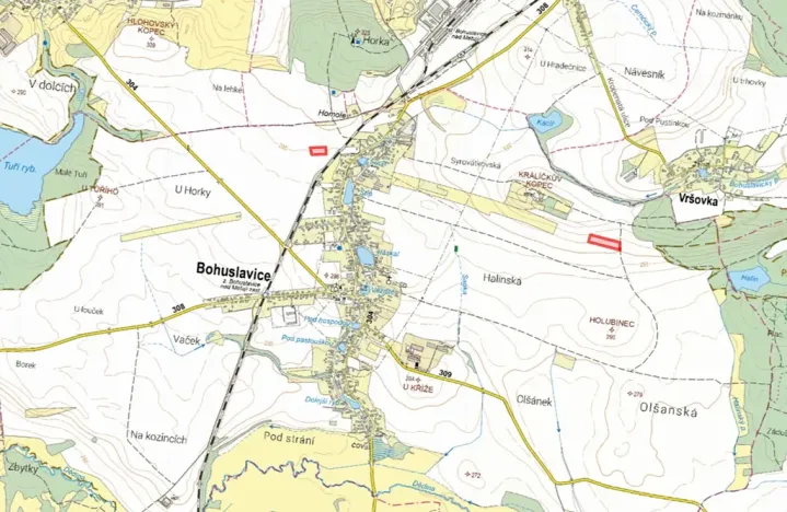 Prodej pole, Bohuslavice, 16513 m2