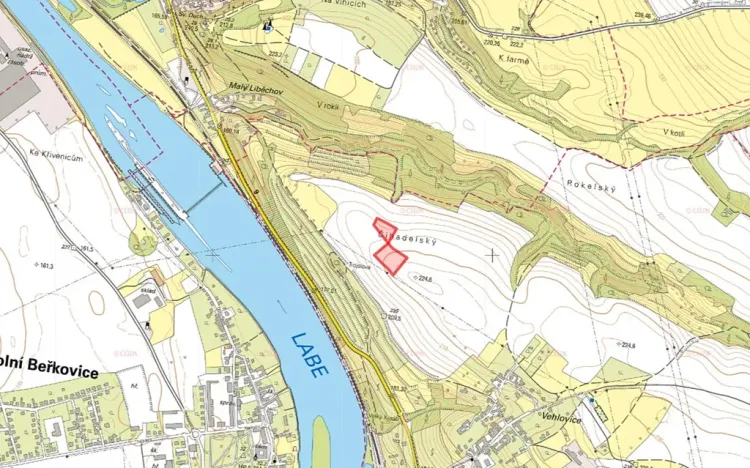 Prodej pole, Mělník, 5033 m2