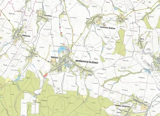 Prodej podílu pole, Morkovice-Slížany, 3422 m2