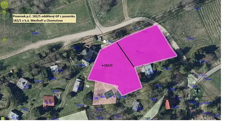 Prodej lesa, Blatno, 1106 m2