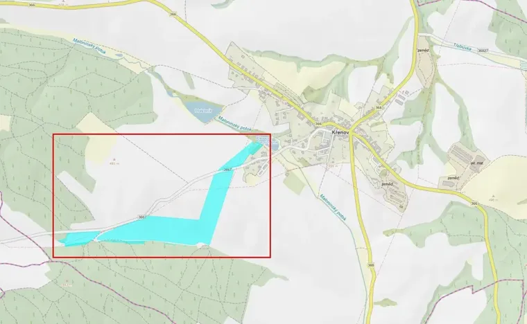 Prodej pole, Křenov, 140230 m2