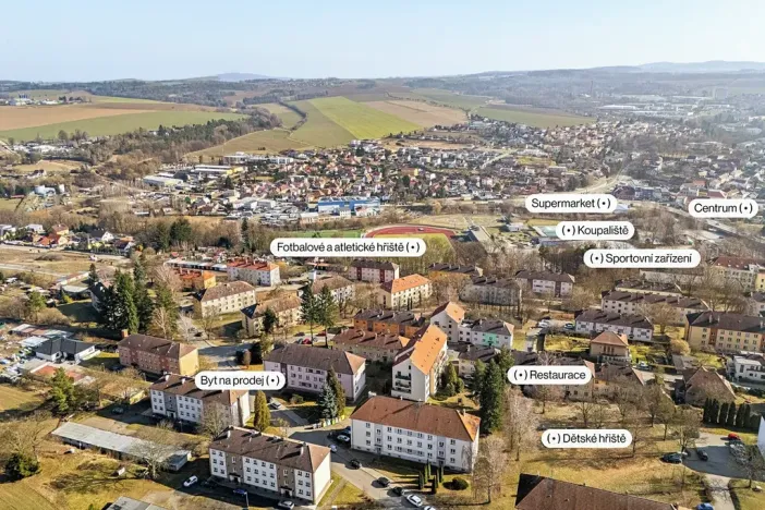 Prodej bytu 2+1, Vlašim, Družstevní, 51 m2