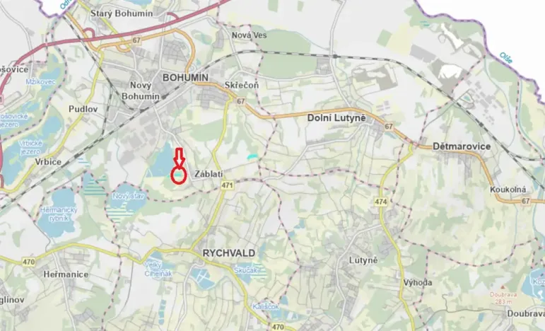 Prodej pole, Bohumín, 4224 m2