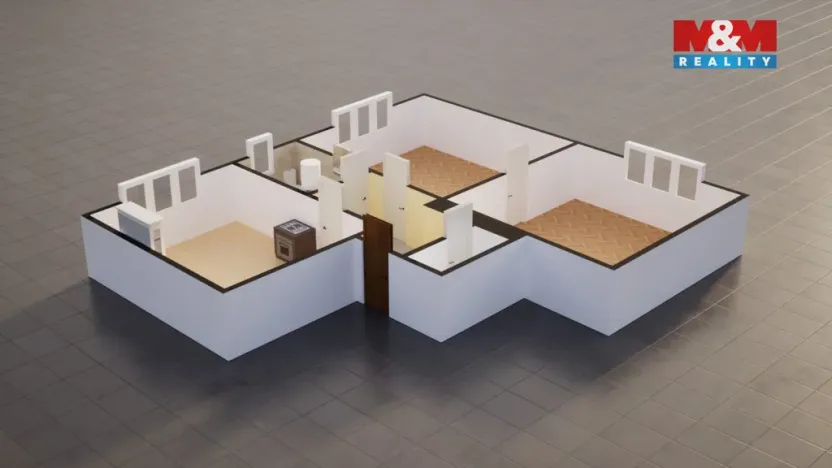 Prodej bytu 2+1, Benešov nad Ploučnicí, Českolipská, 94 m2