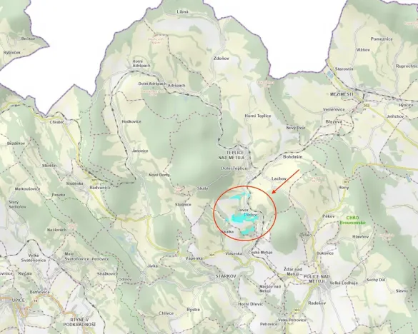 Prodej louky, Adršpach, 763928 m2