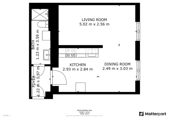 Pronájem bytu 1+kk, Praha - Libeň, Františka Kadlece, 34 m2