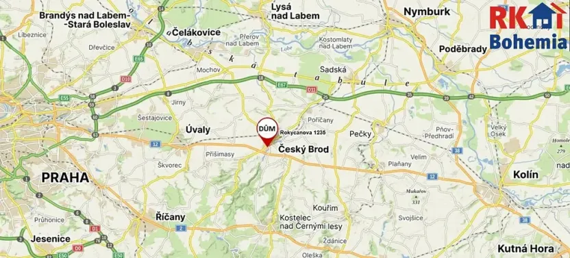 Prodej bytu 3+1, Český Brod, Rokycanova, 78 m2