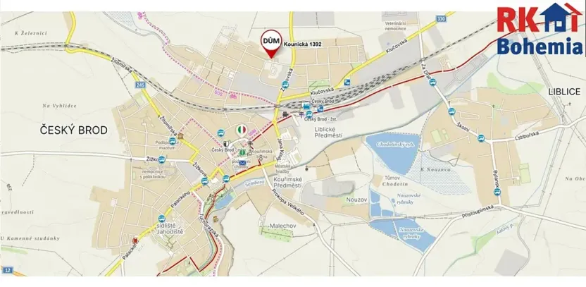 Pronájem bytu 1+kk, Český Brod, Kounická, 38 m2