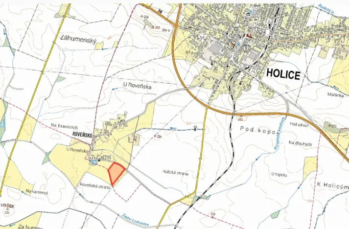 Prodej louky, Holice, 32666 m2