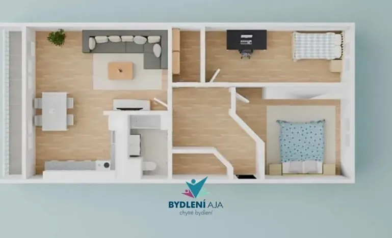 Pronájem bytu 3+kk, Teplice, Rovná, 67 m2