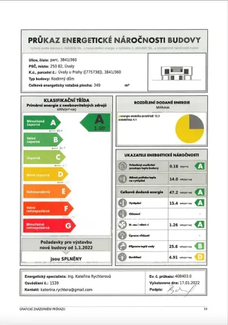 Prodej rodinného domu, Úvaly, 198 m2