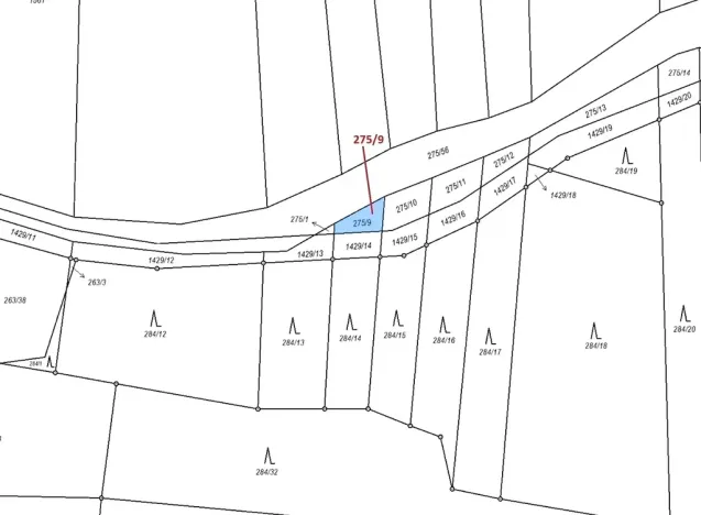 Dražba pole, Milavče, 72 m2