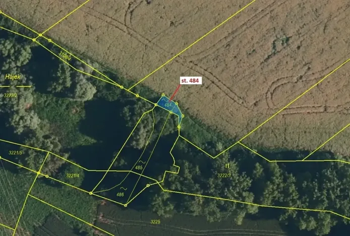 Dražba pozemku, Březník, 47 m2