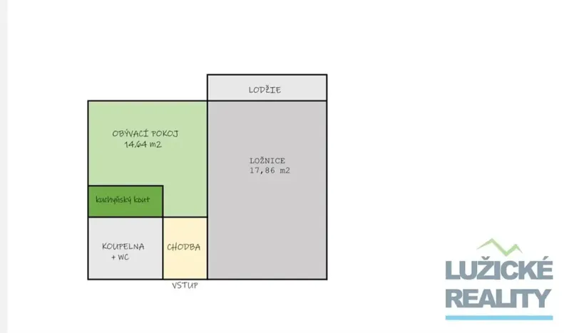 Prodej bytu 2+kk, Liberec, Halasova, 40 m2