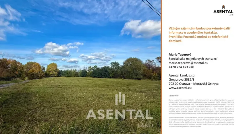 Prodej pozemku, Ostrava - Slezská Ostrava, Lanová, 20869 m2