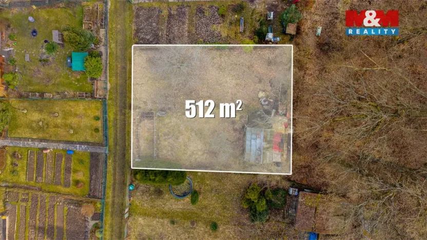 Prodej zahrady, Děčín - Děčín XXI-Horní Oldřichov, 512 m2
