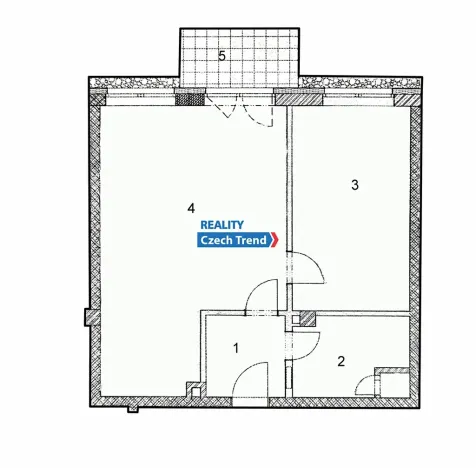 Pronájem bytu 2+kk, Olomouc, Třída Jiřího Pelikána, 59 m2