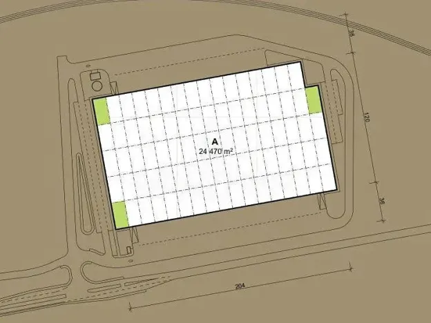 Pronájem skladu, Vyškov, Kroměřížská, 28868 m2