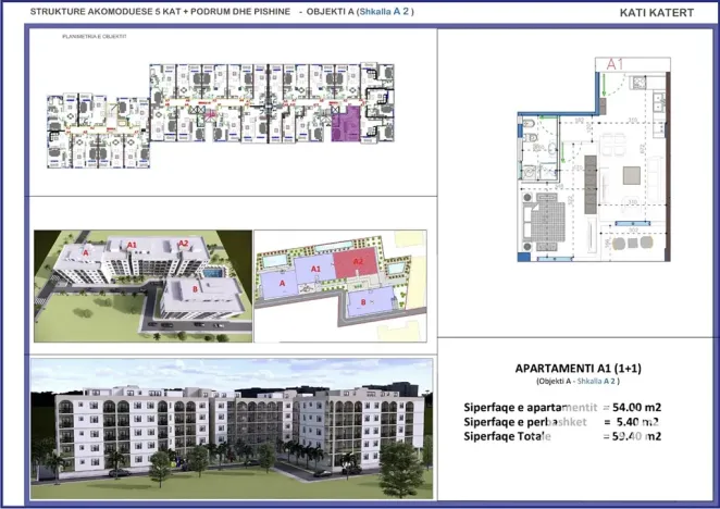 Prodej bytu 2+kk, Golem, Albánie, 59 m2