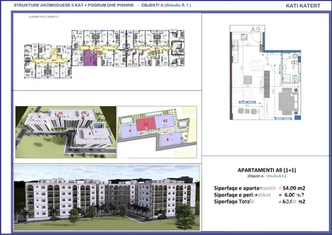 Prodej bytu 2+kk, Golem, Albánie, 60 m2