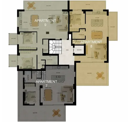 Prodej bytu 2+kk, Chania, Řecko, 86 m2