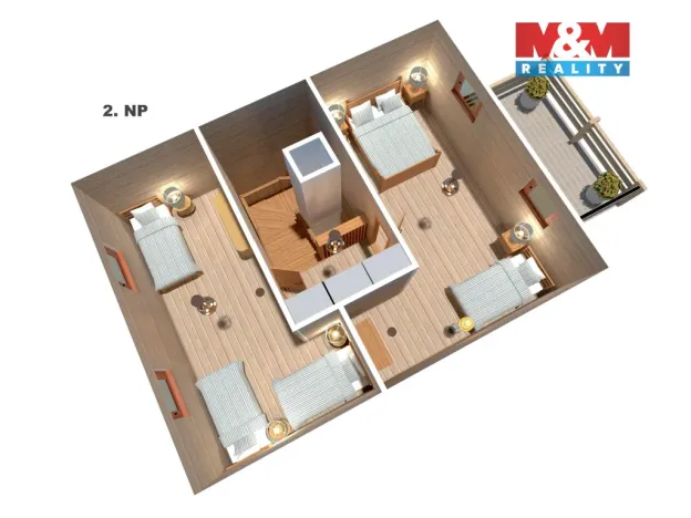 Prodej chaty, Střížovice, 65 m2