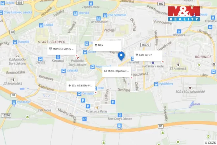 Prodej bytu 1+kk, Brno - Bohunice, Švermova, 30 m2