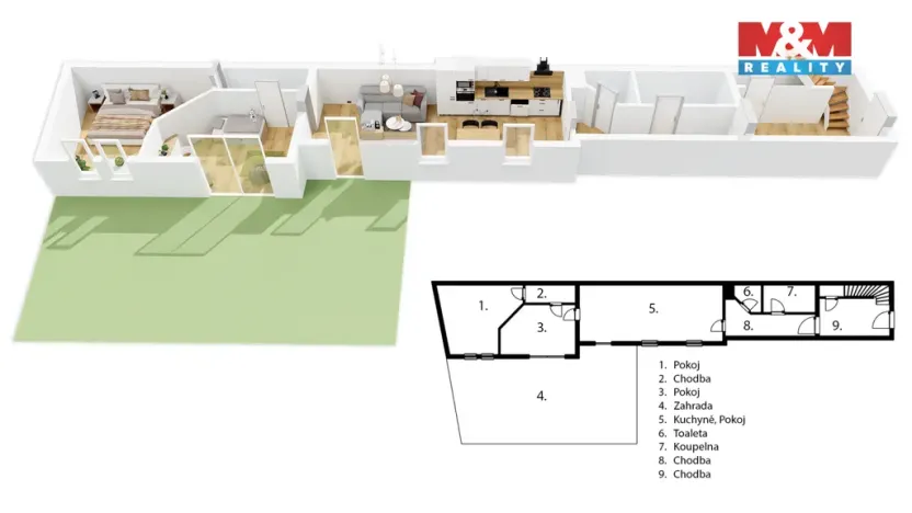 Prodej rodinného domu, Pečky, Tř. 5. května, 170 m2