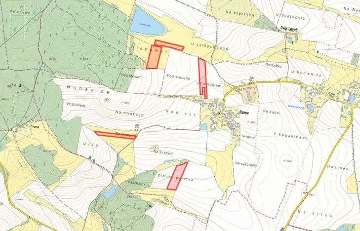 Prodej pole, Bernartice, 61363 m2