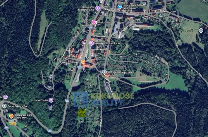 Prodej zahrady, Žacléř, náměstí Josefa Čapka, 1807 m2