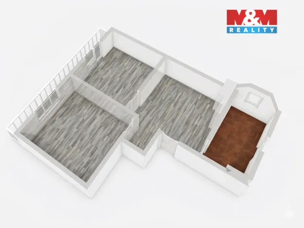 Pronájem bytu 3+kk, Praha - Radotín, Karlická, 72 m2