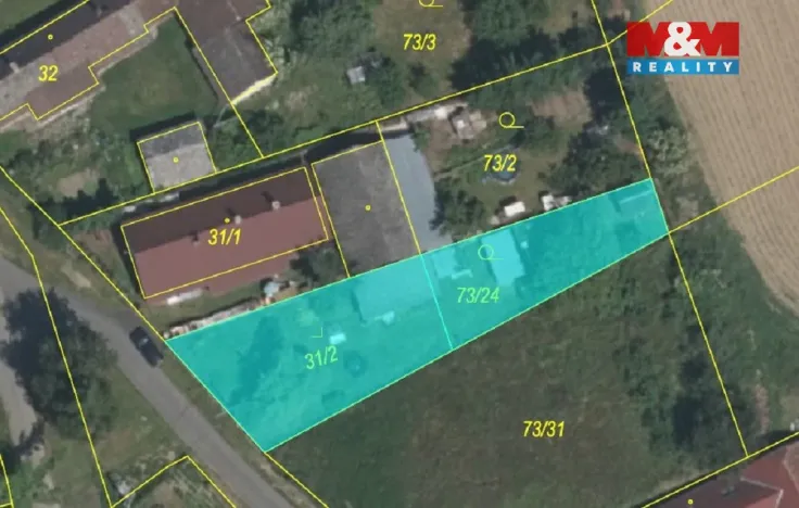 Prodej pozemku pro bydlení, Čížová - Topělec, 558 m2