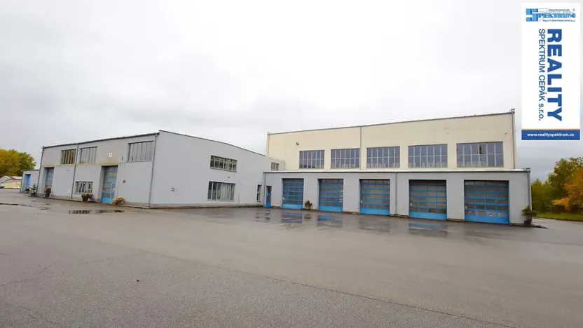 Pronájem výrobních prostor, Lišov, Hůrecká, 1109 m2