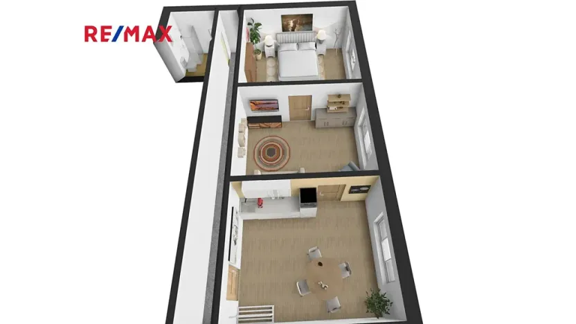 Prodej bytu 2+1, Česká Kamenice, Dvořákova, 59 m2