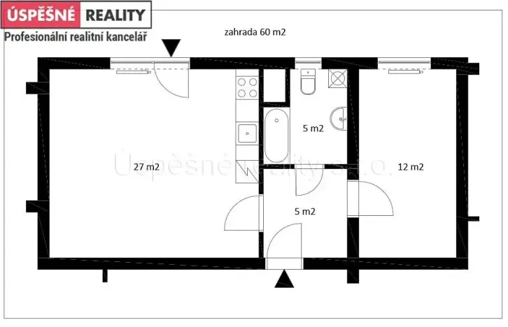 Prodej bytu 2+kk, Praha - Písnice, Švihovská, 49 m2