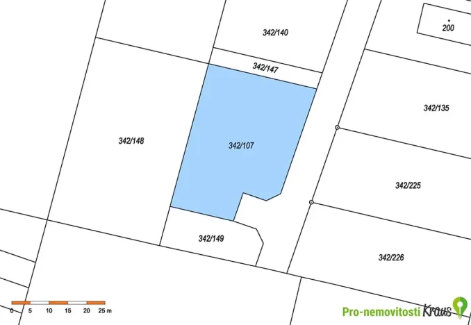 Prodej pozemku pro bydlení, Veselá, 1050 m2