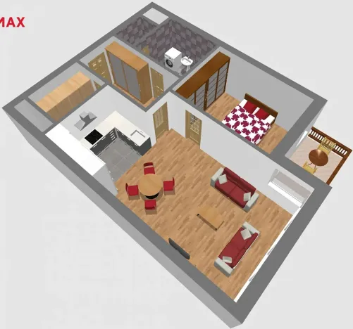 Pronájem bytu 2+kk, Plzeň, Rybářská, 70 m2