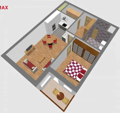 Pronájem bytu 2+kk, Plzeň, Rybářská, 70 m2