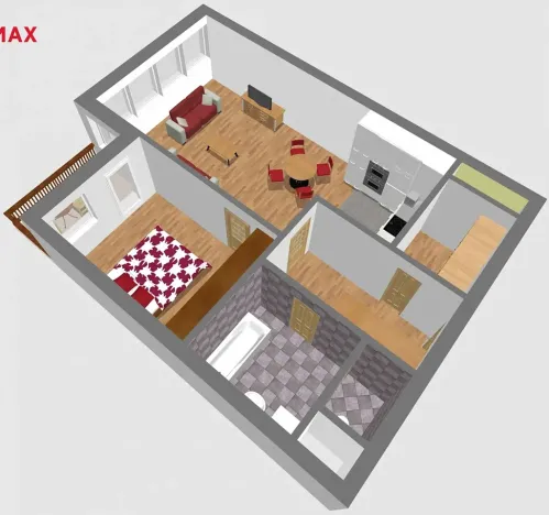 Pronájem bytu 2+kk, Plzeň, Rybářská, 70 m2