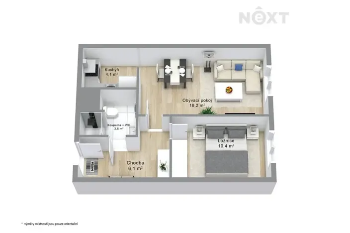 Prodej bytu 2+kk, Praha - Vršovice, V předpolí, 45 m2