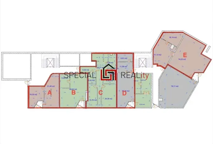 Prodej kanceláře, Ostrava, U Staré elektrárny, 57 m2