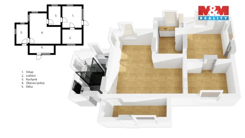 Prodej chaty, Ústí nad Labem - Církvice, 45 m2