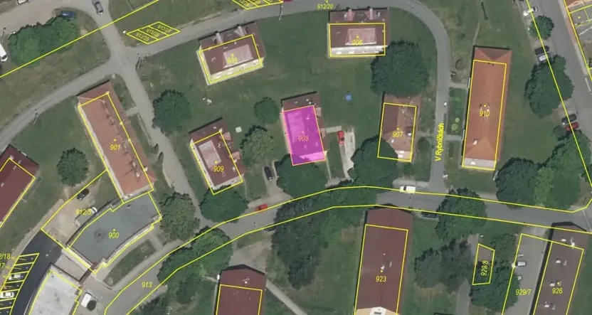 Dražba bytu 2+1, Tlučná, V Rybníčkách, 47 m2