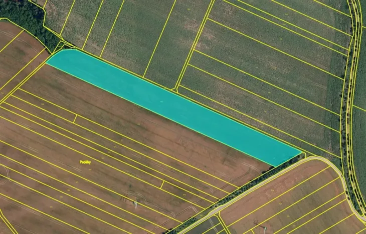 Prodej podílu pole, Ořechov, 36617 m2